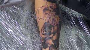 Tattoo cover up ideas and designs | full tattoo. Roses Cover Up Tattoo Time Lapse Youtube