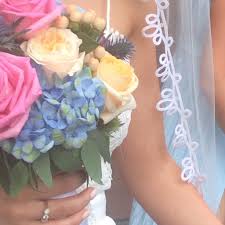 Add these elegant fake roses to your fall wedding flower. Garden Colour In April Wedding Flowers By Mary Holmes Facebook