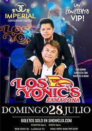 Tickets For Los Yonic S Zamacona In Lubbock From Showclix Los yonic's (or los yonics) are a mexican grupero band formed in the 1975. zamacona in lubbock from showclix
