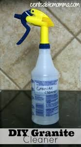 Acidic ingredients like vinegar, lemon juice, ammonia, bleach, and citric acid can damage granite. Diy Granite Cleaner Recipe Centsable Momma