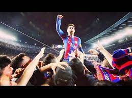 A wallpaper of fc ba. Messi Mad Celebration For Sergi Roberto Goal Vs Psg Barcelona 6 1 Psg Passion Youtube