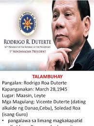 Rodrigo duterte, filipino politician who was elected president of the philippines in 2016. Duterte