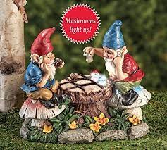 Amazon Com Solar Gnome Game Night Figurine Patio Lawn Garden Gnome Garden Yard Decor Gnomes