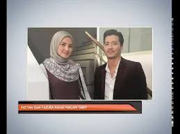 Fazura fattah amin cinderella official lyric video. Fattah Dan Fazura Nikah Malam Tadi Youtube