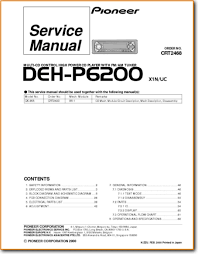 Pioneer Dehp 6200 Automotive Audio On Demand Pdf Download English