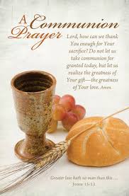 Church Bulletin 11" - Communion - A Communion Prayer (Pack of 100)