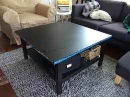 Make your hemnes coffee table into a large ottoman, perfect for a relaxing evening at home, with this easy ikea hemnes hack. Hemnes Coffee Table Chalkboard Ikea Hackers