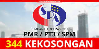 28 disember 2018 gaji : 344 Kekosongan Untuk Pembantu Operasi Gred N11 Jawatan Kosong Spa Minima Kelayakan Pmr Pt3 Spm My Kerja