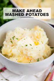 Creamy Make Ahead Mashed Potatoes Yellow Bliss Road Recipe Make Ahead Mashed Potatoes Mashed Potatoes Recipes