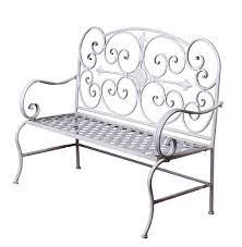 Dies gilt gerade für den garten, hier kann man sich eine schöne bank aus metall hin stellen, und mit dem eigenen partner den blick auf den sonnenuntergang genießen. Sitzbank Gartenbank Bank Weiss Parkbank Antik Garten Metallbank Gartensofa Ebay