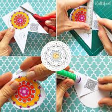 These are fun if you enjoy coloring mandalas and geometrical patterns. Corner Bookmarks Mandala Flower Bundle To Color Hattifant