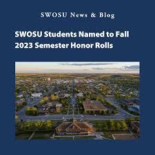 SWOSU Students Named to Fall 2023 Semester Honor Rolls