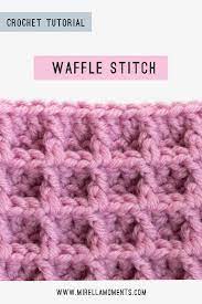 Today i'm sharing with you my version of the famous waffle stitch pattern. The Waffle Stitch Mirella Moments
