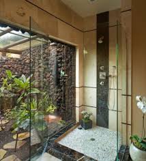 Indoor And Outdoor Shower Outdoor Bathroom Design Tropical Bathroom Decor Outdoor Bathrooms