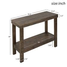 Rustic is one of the most popular styles to decorate home. Merax Rustic Accent Entryway Table Console Table 39 Inch Overstock 31524538