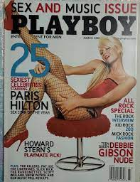 PLAYBOY Magazine March 2005 Paris Hilton Cover Debbie Gibson Nude | eBay