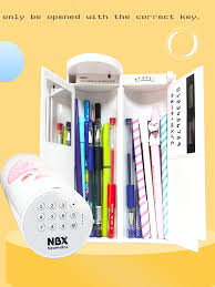 Nbx Kotak Alat Tulis Kode Kunci Newmebox Password Pensil Kartun Pola Pena Pemegang Kapasitas Besar Rumah Kantor Sekolah Penyimpanan Penyimpanan Rumah Kantor Aliexpress