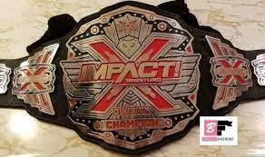 Tna Red Impact X Division Wrestling Championship Replica Leather Belt Tna Impact Wrestling Wrestling Professional Wrestling