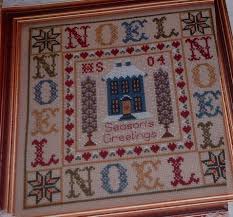 Noel Christmas Sampler Cross Stitch Chart