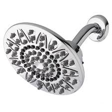 A wonderful way to bring your shower head out beyond the normal close to the wall installations, a shower head extendable shower arms let you adjust your shower head where you want it to be and can be used with a multitude of different shower heads. Chrome Rainfall Rain Shower Head 7 Spray Asr 733