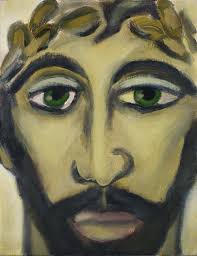 8 X 10 Fine Art Giclee Print, Roman, Portrait, Man, Green Eyes, Laurel  Wreath, Acrylic Painting by Robert Maitland, Archival Print