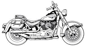 Free harley davidson coloring pages. Motorcycle Coloring Pages For Kids Free Printable