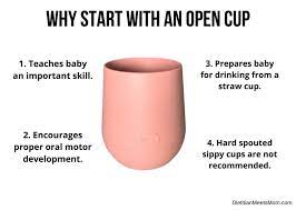 4 Best Baby Open Cups Teaching Your Baby Cup Skills Dietitian Meets Mom
