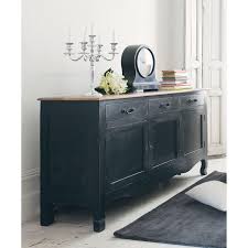 Black Mango 3 Door Sideboard Zijtafel Dressoir Interieur