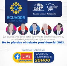 Sigue nuestra cobertura electoral con reportajes, columnas, gráficos y otros contenidos con profundidad y contexto sobre las elecciones en ecuador 2021. El Primer Debate Consejo Nacional Electoral Del Ecuador Facebook