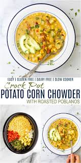 Place all ingredients except milk and cornstarch in kettle. Crock Pot Potato Corn Chowder Best Corn Chowder Recipe