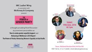 Imc Ladies Wing On Twitter Meet These Prominent Personalities Today At The Power Of Gender Parity An Event By Imc Ladies Wing In Association With Mckinsey Company Join Us For News for imc ladies wing chamber of commerce. twitter