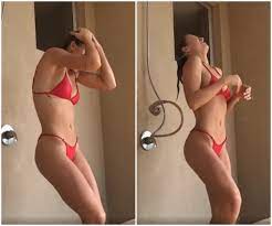 Instagrammer Charly Jordan gets hit on the head in shower