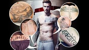 David beckham is a man who deserves a knighthood for his services to football: 15 David Beckham Tattoos The Famous David Beckham Tattoos