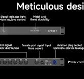 RDM-AMP-8 Slim 8 Channels DMX512 RDM Signal Amplifier