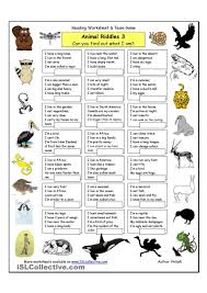 Animal Riddles 3 Hard Animal Riddles Riddles English Activities
