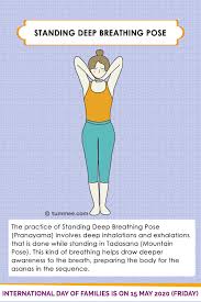 Standing Deep Breathing Pose Yoga Pranayama Variation Yoga Sequences Benefits Variations And Sanskrit Pronunciation Tummee Com Pranayama Yoga Meditation Inspiration Kundalini Yoga Poses