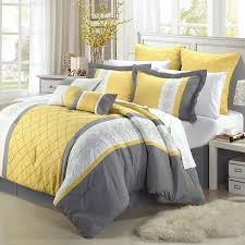 Black And Yellow Comforter Pollak 12 Piece Comforter Set In 2020 Comforter Sets Grey Bedroom Design Yellow Bedding