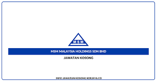 It produces and markets white refined sugar of various grain sizes and soft brown sugar in a. Jawatan Kosong Msm Malaysia Holdings Sdn Bhd Jobs Hub