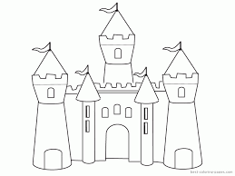 Such buildings in the middle ages were owned by noble rich. Printable Castle Coloring Sheet Pa G Co Coloring Home
