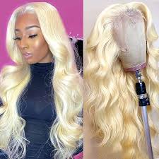 Amazon.com : MSTOXIC 613 Lace Front Wig Human Hair 13x4 Blonde Lace Front  Wigs Human Hair Wigs For Women 10a Brazilian Body Wave 613 HD Lace Frontal  Wig Pre Plucked With Baby