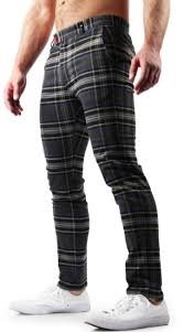 Black And Yellow Plaid Pants Mens Grey Plaid Pants In Slim Fit When The Occasion Calls For Bold Bottoms These Plaid Pants For Men Make A Sleek A Mens Shirt Dress Pants Outfit Men Mens Outfits