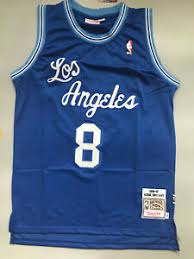Mitchell & ness los angeles lakers big face swingman jersey. Los Angeles Lakers Blue Kobe Bryant Nba Fan Apparel Souvenirs For Sale Ebay