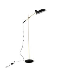 The lamp is a diy. Rosella Vintage Adjustable Reading Floor Lamp In Metal Brass Black Brass La Redoute Interieurs La Redoute
