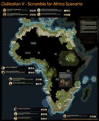 However, there seems to be a limit on the number of units that will arrive at a cs. Civilization 5 Scenario Scramble For Africa Map