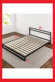 Simlife steel platform bed frame with headboard and footboard. Zinus Trisha 7 Inch Platforma Bed Frame With Headboard Mattress Foundation Box Spring Bed Frame And Headboard King Platform Bed Frame Buy Bedroom Furniture