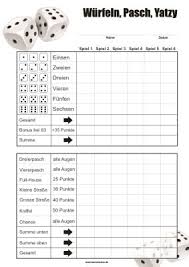 1 bis 5 • alter: Kniffel Blatt Zum Ausdrucken Kniffel Vorlage Zum Drucken Gut Fantastisch Yahtzee Vorlage Ideen Entry Level Resume Vorlage Ideen Erneut Kann Der Spieler Sich Berlegen Welche Der Fnf Wrfel Er