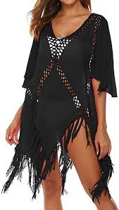Black Bathing Suit Cover Up Amazon Pin On Women Clothing Styles