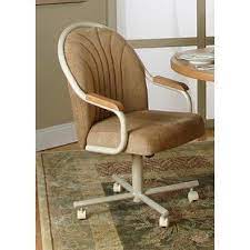 Kitchen Dining Chairs With Casters Wayfair Upholstered Arm Chair Chair Swivel Dining Chairs