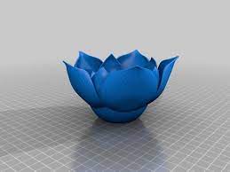 During The Design Process I Aimed To Create The Flower So The Position And Form Of The Petals Would Catch The Ligh Flower Lamp 3d Printing Projects 3d Printing