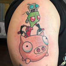 The best community for all invader zim & jhonen vasquez fans to connect! Invader Zim Tattoo Cartoon Tattoos Disney Tattoos Cartoon Legs